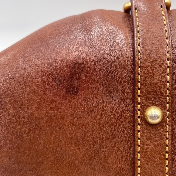 DOONEY & BOURKE Florentine Large Satchel Chestnut Brown Serial #J3856550 - Picture 8 of 16